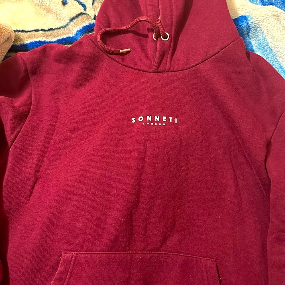 Sonneti London maroon hoodie size 2XL